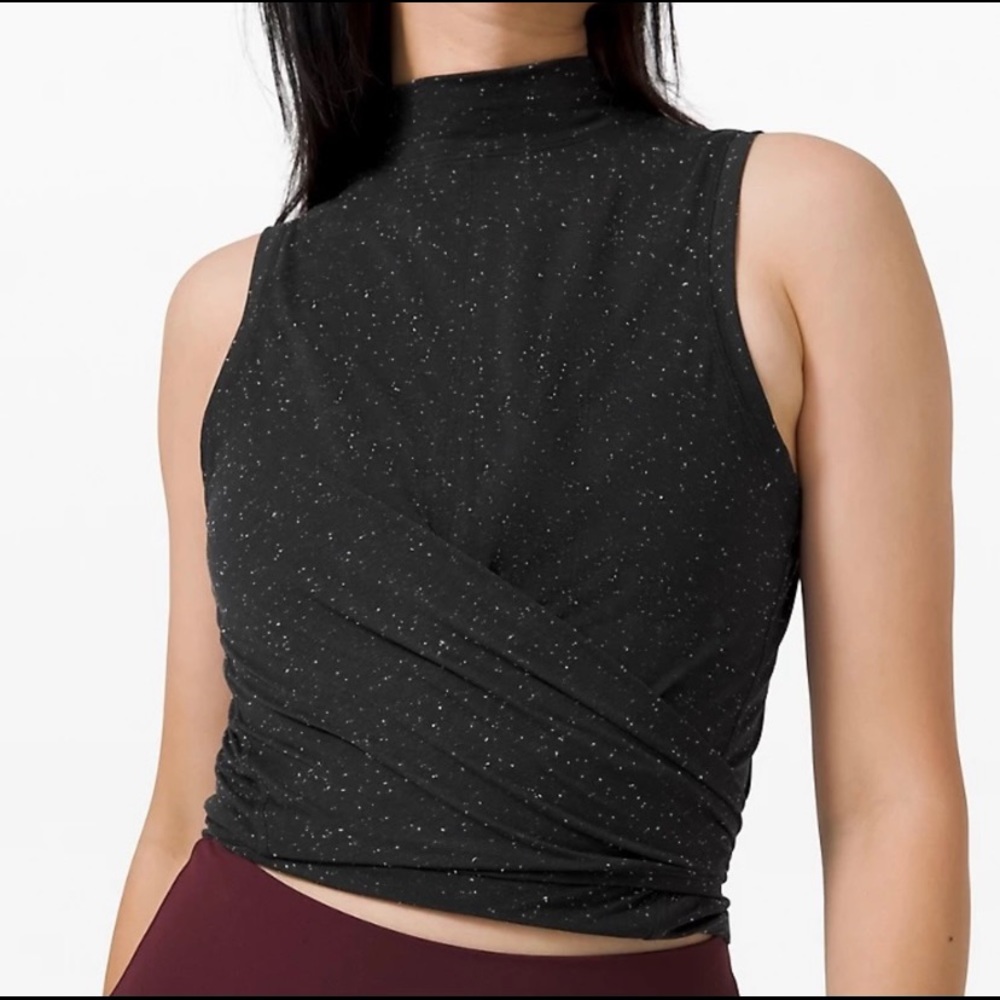 NWT Lulu Time to Restore Mock Neck Tank